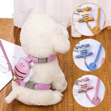 Charmantes Hundegeschirr mit Bienen-Design – Verstellbare Leine