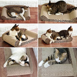 Leoparden-Design Kratzmatte und Liegefläche für Katzen – Robust und Bequem