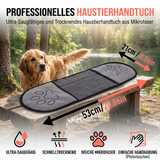 Super saugfähiges Mikrofaser-Handtuch für Haustiere