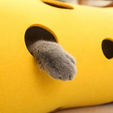 Flexibler Katzentunnel mit Öffnungen – Spieltunnel für Katzen