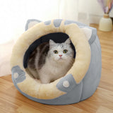 Ohr-förmige Katzenhöhle – Gemütliches Kuschelbett für Katzen