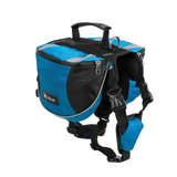 Verstellbarer und wasserdichter Hunde-Rucksack für Outdoor-Abenteuer – Rot und Grau
