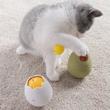 Interaktives Katzenspielzeug in Eiform – Spielzeug mit beweglichem Ball für Katzen" 

Here are a few alternative suggestions:

1. "Eiformiges Interaktives Katzenspielzeug – Mit Beweglichem Ball für Katzen"
2. "Katzenspielzeug in Eiform – Interaktive Spiel