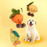 Fruchtiges Quietschspielzeug für Hunde