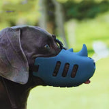 Humorvoller Maulkorb für Kleine Hunde im Nashorn-Design aus Weichem Silikon