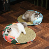 Elegantes Katzenbett mit Rand – Komfortables Rundbett für Katzen und kleine Hunde