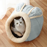 Ohr-förmige Katzenhöhle – Gemütliches Kuschelbett für Katzen