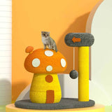 Katzenspielzeug Kratzbaum im Vogel- oder Pilz-Design – Interaktive Spielstation für Ihre Katze