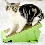 Nachhaltiges Wellpappe-Kratzbrett für Katzen mit Ersatzpads