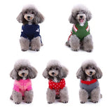Festlicher Hundepullover mit Schneeflocken-Design