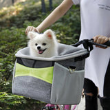 Fahrrad-Hundekorb mit Befestigung und Sicherheitsgurt