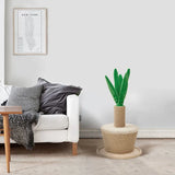 Katzenkratzbaum mit Sisal und weichen Blättern – Ideal für Zuhause