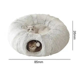 Plüsch-Spielbett-Tunnel für Katzen