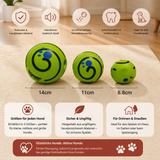 Interaktiver Quietscher-Wackelball für Hunde – Robustes Spielzeug für eigenständigen Spielspaß