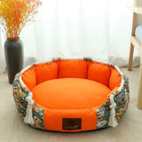 Robustes Hundebett mit praktischer Taschenfunktion und Kauseil