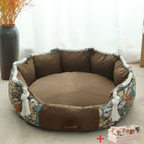 Robustes Hundebett mit praktischer Taschenfunktion und Kauseil
