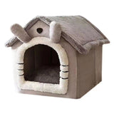 Bequemes Plüsch Katzenhaus