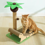 Kratzbaum für Katzen mit integrierter Sonnenliege