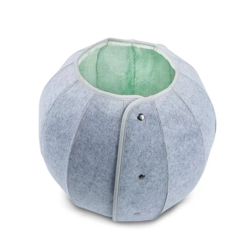 5-in-1 Katzenbett mit Spielzeugtunnel