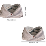 2-in-1 Kuschelbett und Decke für Katzenliebhaber