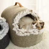 Katzenbett mit weichem Rand für höchsten Komfort
