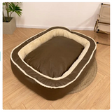Hundebett mit Hohem Rand – Stilvolles und Bequemes Haustierbett für Hunde
