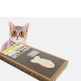 Umweltfreundliche und stabile Kratzmatte für Katzen mit integriertem Fischspielzeug