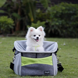 Fahrrad-Hundekorb mit Befestigung und Sicherheitsgurt