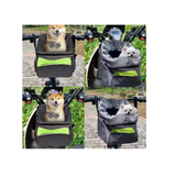 Fahrrad-Hundekorb mit Befestigung und Sicherheitsgurt