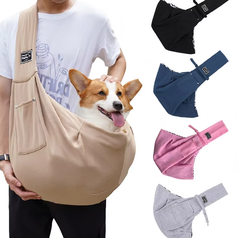 Stylische Schultertasche für Haustiere – Bequeme Tragetasche für kleine Hunde und Katzen
