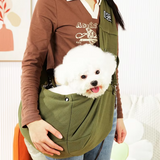 Stylische Schultertasche für Haustiere – Bequeme Tragetasche für kleine Hunde und Katzen