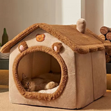 Bequemes Haustierhaus – Weiches, wärmendes Bett für Katzen und Hunde im kuscheligen Design