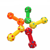 Kauspielzeug für Hunde – Bunte Hantel-Formen zum Kauen