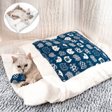 Gemütlicher Katzen-Schlafsack