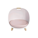 Stylisches Katzenbett mit Holzbeinen – Bequemer Schlafplatz im modernen Design