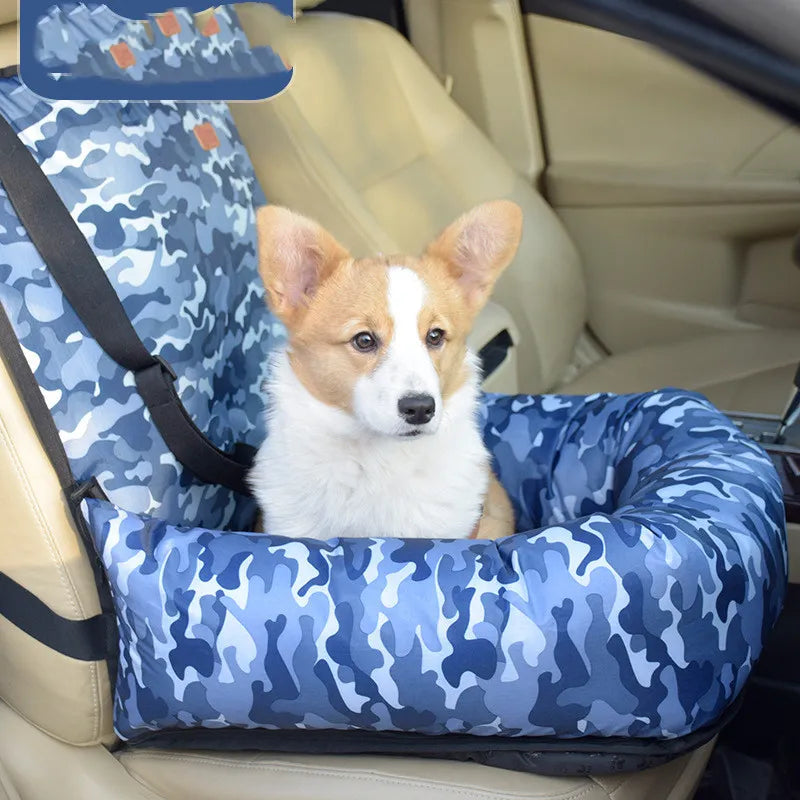 Auto-Hundesitz – Sicherer Sitz für Hunde mit Riemen und weichem Polster