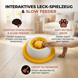 Interaktiver Snackteller für Hunde – Langsame Fütterungsspielzeug