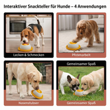 Interaktiver Snackteller für Hunde – Langsame Fütterungsspielzeug