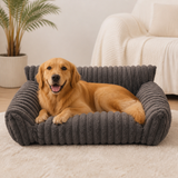 Gemütliches Wolken-Haustiersofa mit weichen Seitenpolstern und abnehmbarem, waschbarem Bezug