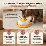 Interaktiver Snackteller für Katzen – Langsame Fütterungsspielzeug