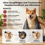 Super saugfähiges Mikrofaser-Handtuch für Haustiere