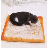 Pizza-Kuschelkissen für Katzen und kleine Hunde – Gemütliche Schlafunterlage mit authentischem Pizzadesign