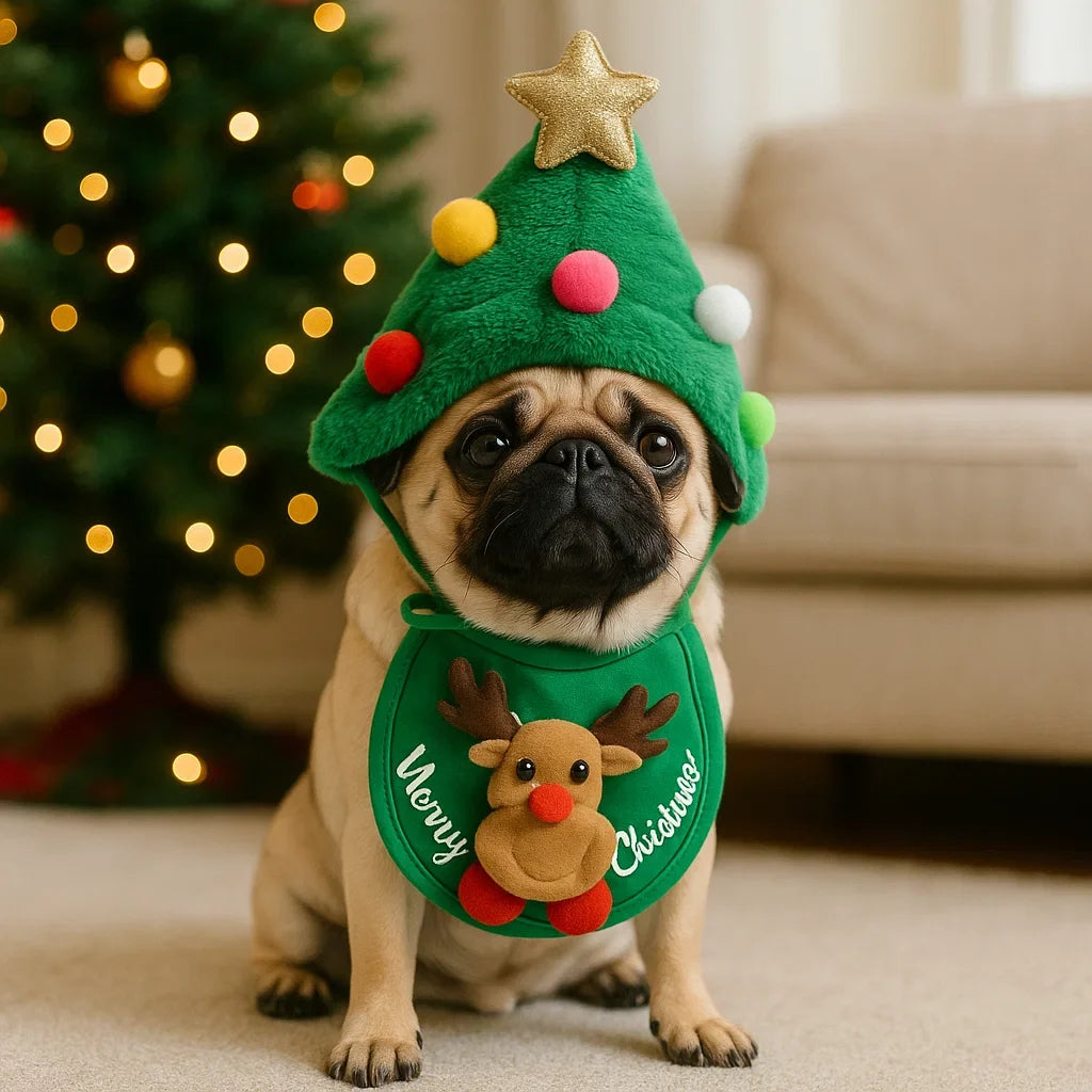 Festliche Hundekleidung für Weihnachten