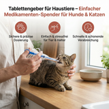 Medikamenten-Spender für Haustiere – Praktischer Tablettengeber für Hunde und Katzen